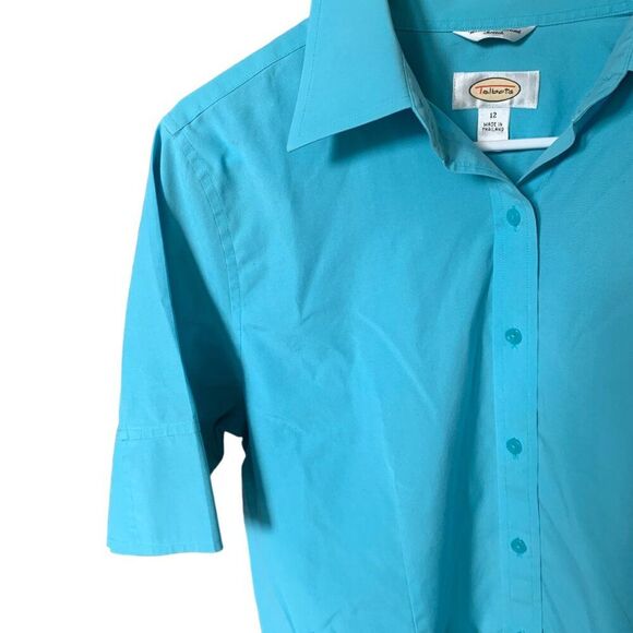 Talbots Tops - Talbots Button Down Blouse Women L 12 Blue  Businesses Smart Casual Layer Breath